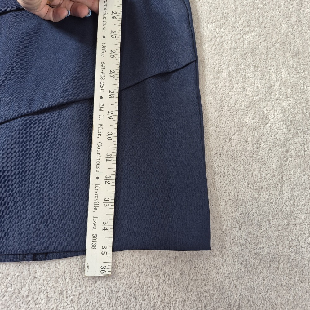 Dress Barn Sleeveless Dress Women Size 6 White Navy Blue Pink Prep Color Block - Picture 4 of 16